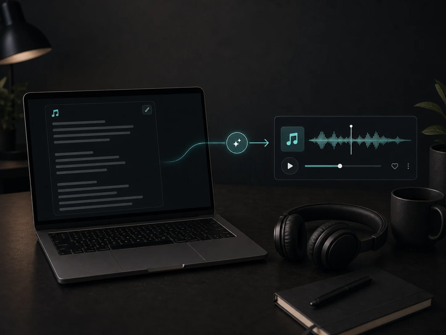 Move from Lyrics to Music