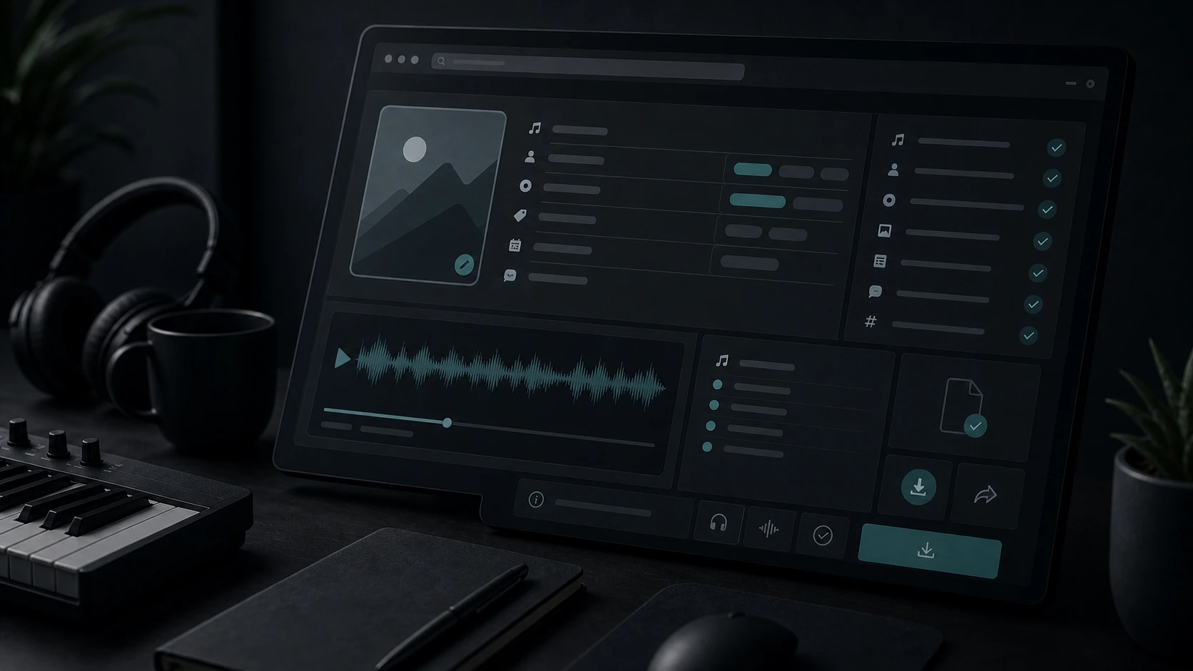 Metadata review panel before exporting a tagged MP3 copy