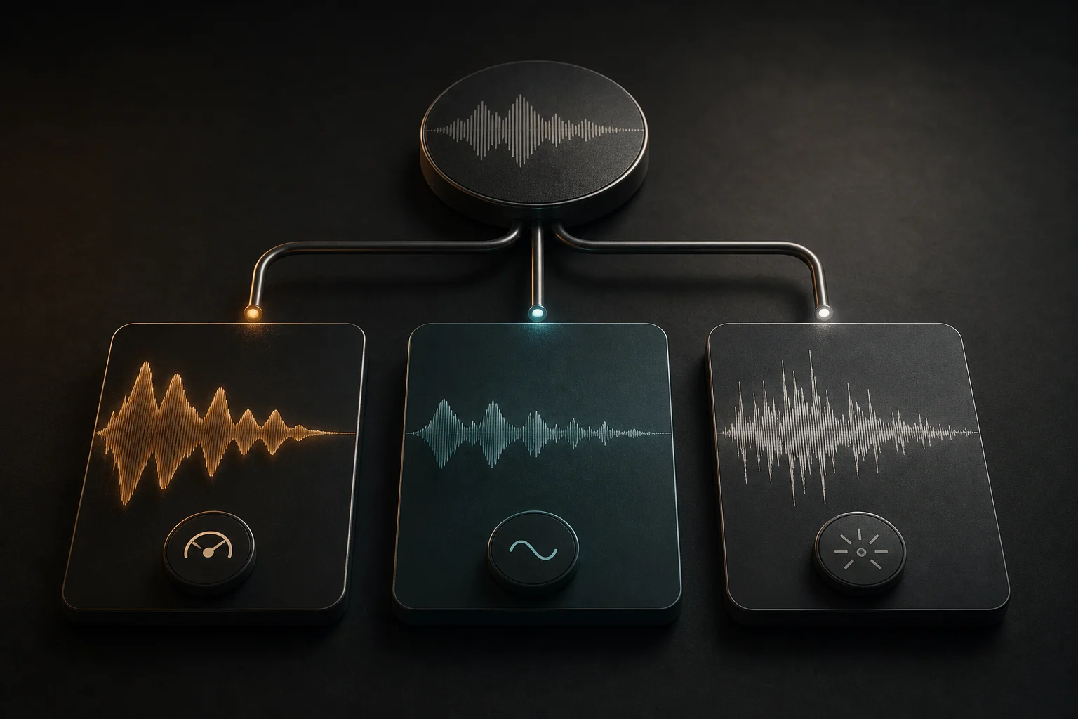 Tres direcciones de preset para reinterpretar una grabación